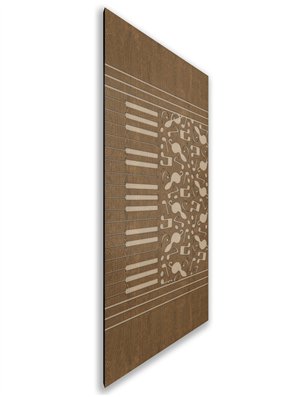 Holzschiebetür Nur Türblatt - Holz-Mix  Model 2061