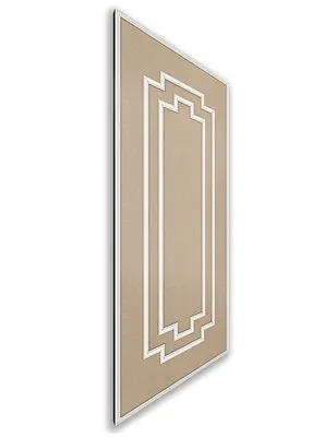 Holzschiebetür Nur Türblatt - Eiche und Weiss Model 2003