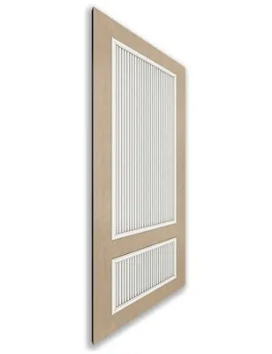 Holzschiebetür Nur Türblatt - Eiche und Weiss Model 2006