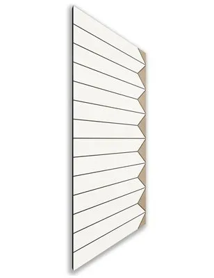 Holzschiebetür Nur Türblatt - Eiche und Weiss Model 2007