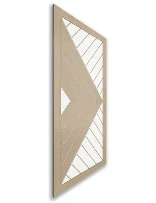 Holzschiebetür Nur Türblatt - Eiche und Weiss Model 2009