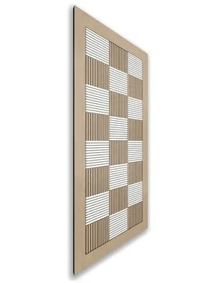 Holzschiebetür Nur Türblatt - Eiche und Weiss Model 2015