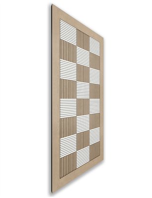 Holzschiebetür Nur Türblatt - Eiche und Weiss  Model 2015
