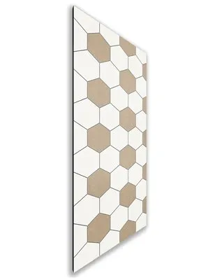 Holzschiebetür Nur Türblatt - Eiche und Weiss Model 2018