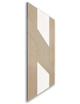 Holzschiebetür Nur Türblatt - Eiche und Weiss Model 2019