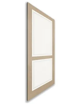 Holzschiebetür Nur Türblatt - Eiche und Weiss Model 2023