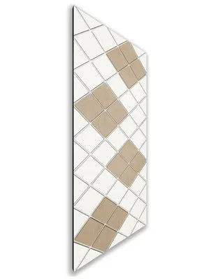 Holzschiebetür Nur Türblatt - Eiche und Weiss Model 2025