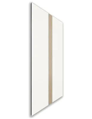 Holzschiebetür Nur Türblatt - Eiche und Weiss Model 2030