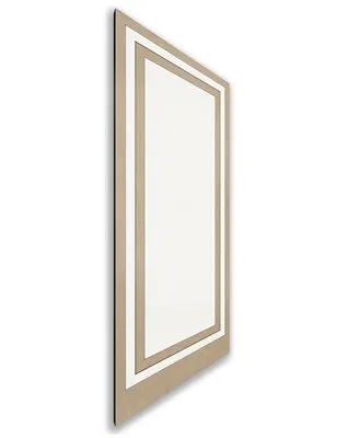 Holzschiebetür Nur Türblatt - Eiche und Weiss Model 2041