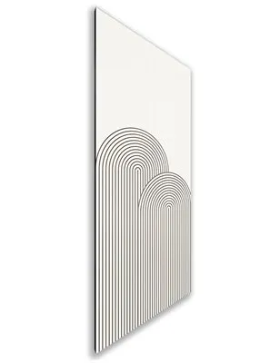 Holzschiebetür Nur Türblatt - Eiche und Weiss Model 2057