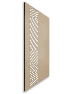 Holzschiebetür Nur Türblatt - Eiche und Weiss Model 2070