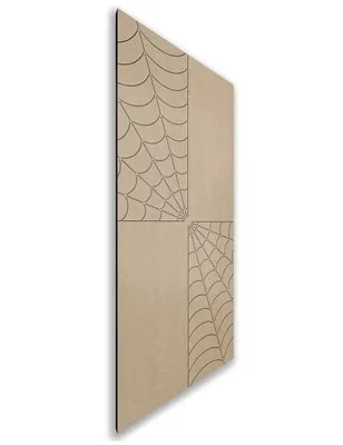 Holzschiebetür Nur Türblatt - Eiche und Weiss Model 2076