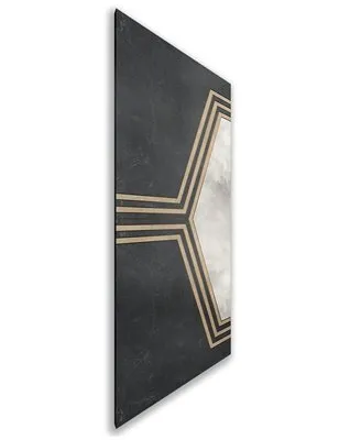 Holzschiebetür Nur Türblatt - Hell - Dunkel-Mix Model 2079