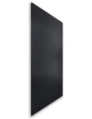 Holzschiebetür Nur Türblatt - Schwarz Model 2028