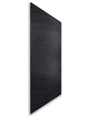 Holzschiebetür Nur Türblatt - Schwarz Model 2046