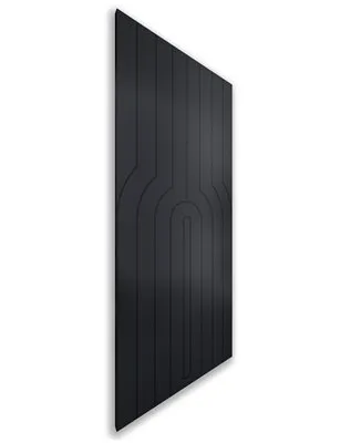 Holzschiebetür Nur Türblatt - Schwarz Model 2056