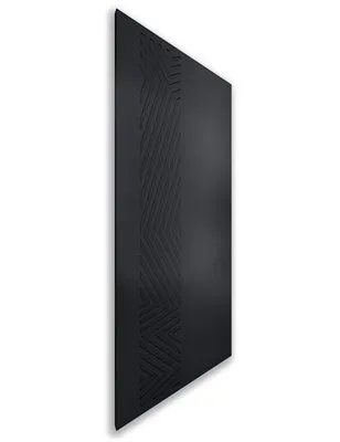 Holzschiebetür Nur Türblatt - Schwarz Model 2070