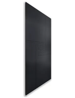 Holzschiebetür Nur Türblatt - Schwarz Model 2071