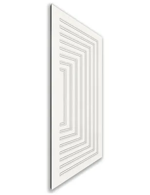 Holzschiebetür Nur Türblatt - Weiss Model 2001