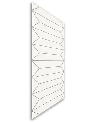 Holzschiebetür Nur Türblatt - Weiss Model 2008