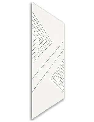 Holzschiebetür Nur Türblatt - Weiss Model 2010