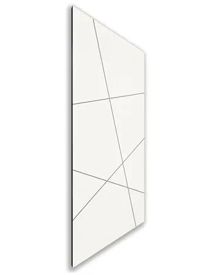 Holzschiebetür Nur Türblatt - Weiss Model 2011