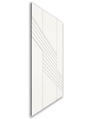 Holzschiebetür Nur Türblatt - Weiss  Model 2019