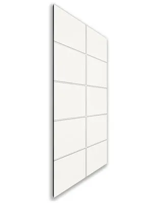 Holzschiebetür Nur Türblatt - Weiss Model 2029