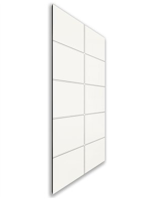 Holzschiebetür Nur Türblatt - Weiss  Model 2029