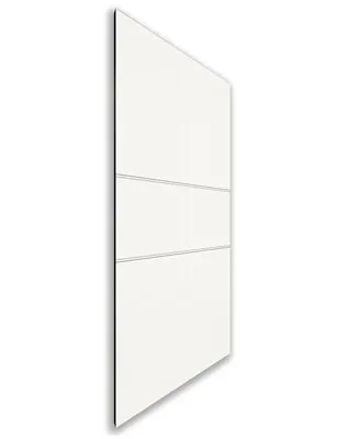 Holzschiebetür Nur Türblatt - Weiss Model 2032