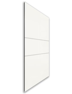 Holzschiebetür Nur Türblatt - Weiss  Model 2032