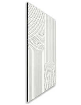 Holzschiebetür Nur Türblatt - Weiss Model 2040