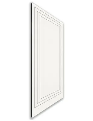 Holzschiebetür Nur Türblatt - Weiss Model 2041