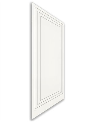 Holzschiebetür Nur Türblatt - Weiss  Model 2041