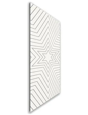 Holzschiebetür Nur Türblatt - Weiss Model 2045