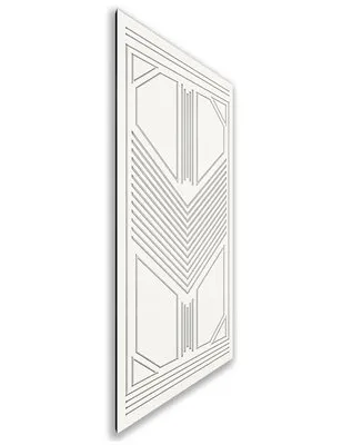 Holzschiebetür Nur Türblatt - Weiss Model 2048