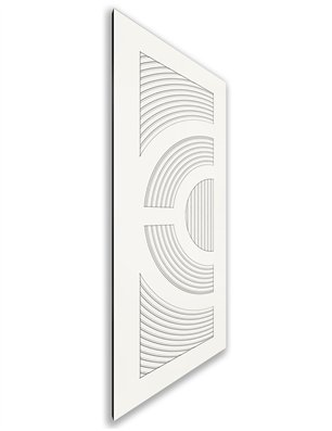 Holzschiebetür Nur Türblatt - Weiss  Model 2051