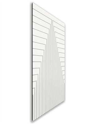 Holzschiebetür Nur Türblatt - Weiss  Model 2052
