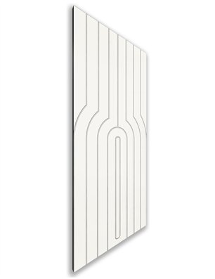 Holzschiebetür Nur Türblatt - Weiss  Model 2056