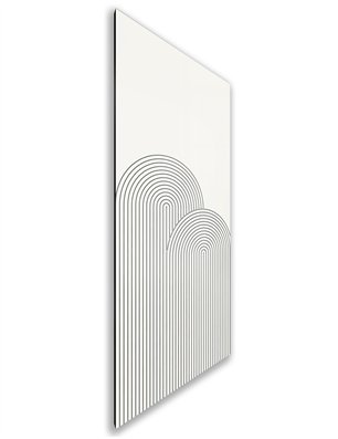 Holzschiebetür Nur Türblatt - Weiss  Model 2057