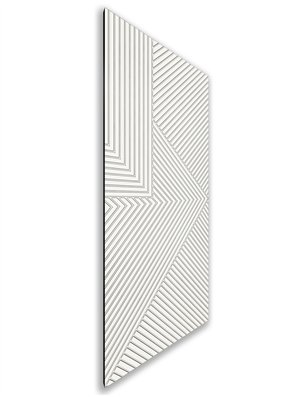 Holzschiebetür Nur Türblatt - Weiss  Model 2058