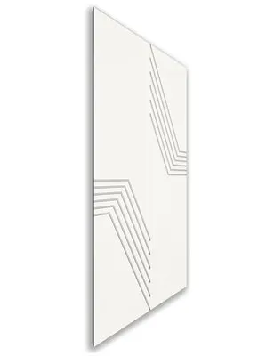 Holzschiebetür Nur Türblatt - Weiss Model 2060