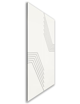 Holzschiebetür Nur Türblatt - Weiss  Model 2060