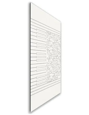 Holzschiebetür Nur Türblatt - Weiss Model 2061