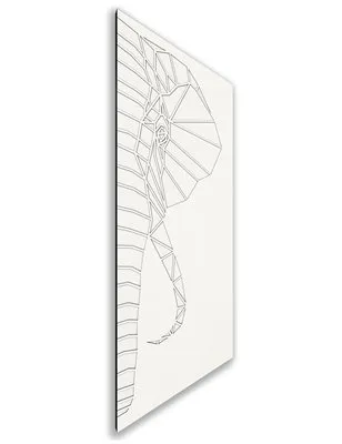 Holzschiebetür Nur Türblatt - Weiss Model 2062