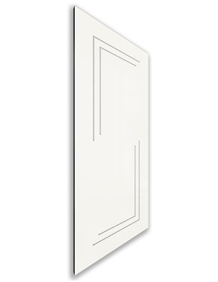 Holzschiebetür Nur Türblatt - Weiss  Model 2065
