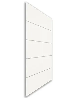 Holzschiebetür Nur Türblatt - Weiss Model 2066