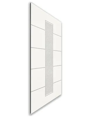 Holzschiebetür Nur Türblatt - Weiss Model 2067