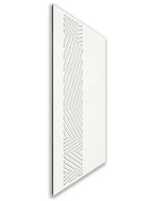 Holzschiebetür Nur Türblatt - Weiss Model 2070