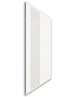 Holzschiebetür Nur Türblatt - Weiss  Model 2070
